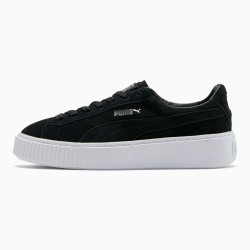 Puma Black Suede Platform Women's Sneakers