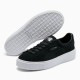 Puma Black Suede Platform Women's Sneakers