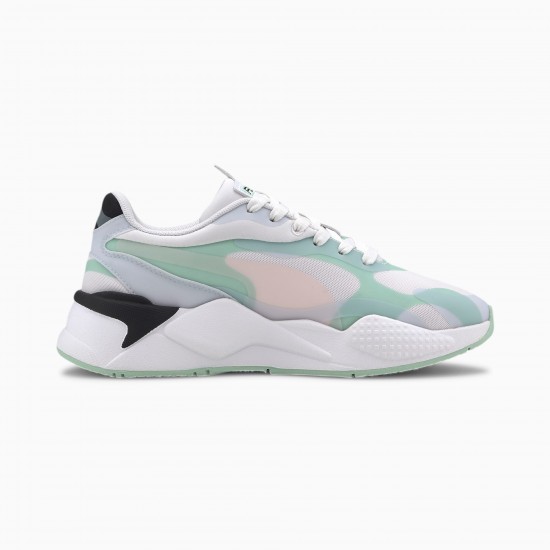 Puma White RS-X³ Plas_Tech Women's Sneakers