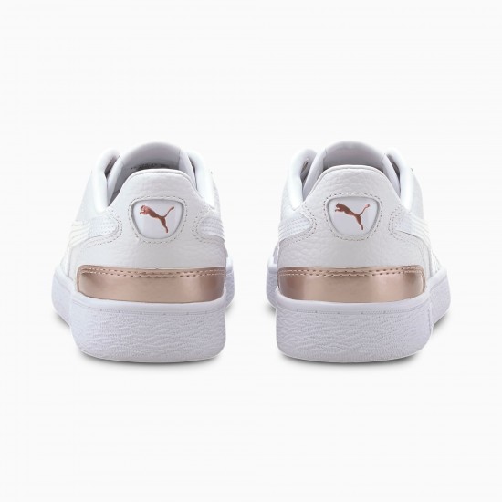 Puma White Ralph Sampson Lo Metal Women's Sneakers