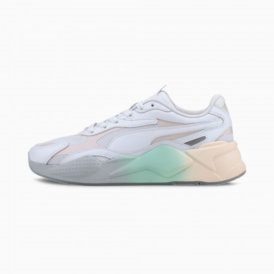 Puma White RS-X³ Gradient Women's Sneakers