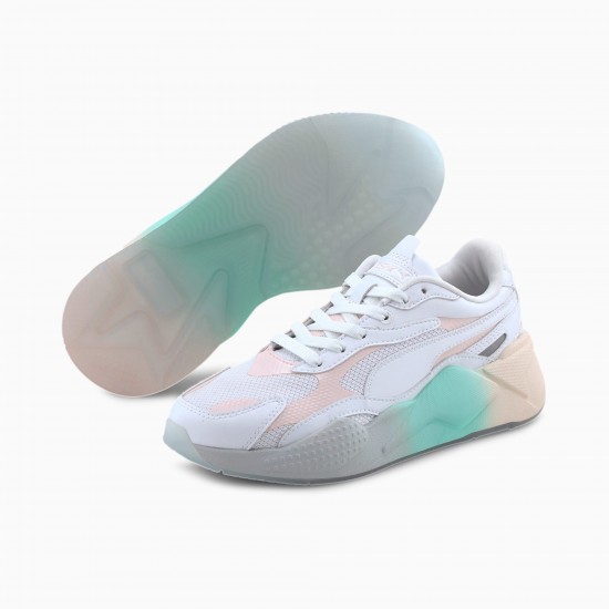 Puma White RS-X³ Gradient Women's Sneakers