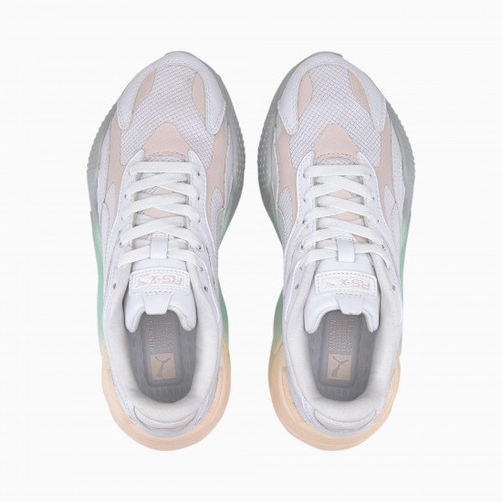 Puma White RS-X³ Gradient Women's Sneakers