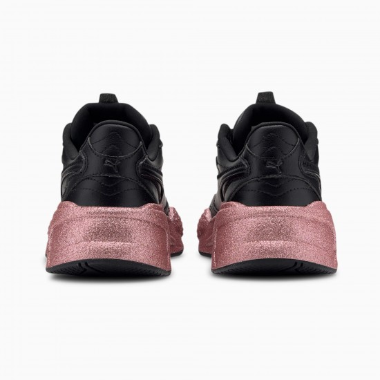 Puma Black RS-X³ Glitz Women's Sneakers