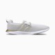 Puma White Ella Ballet Metallic Women's Slip-On Shoes