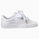 Puma Basket Heart Patent Women's Sneakers White