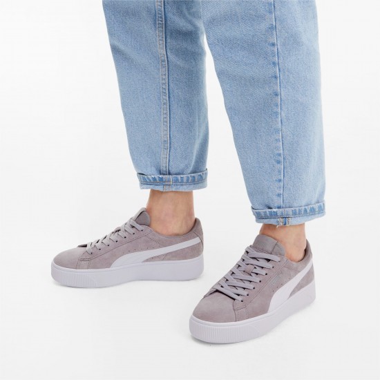 PUMA Vikky Stacked Suede Women’s Sneakers