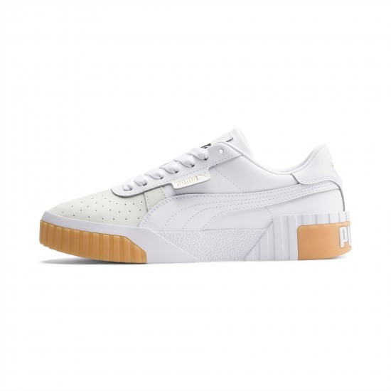 Puma White Cali Exotic Women’s Sneakers