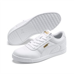 Puma White Carina Slim Veil Women's Sneakers