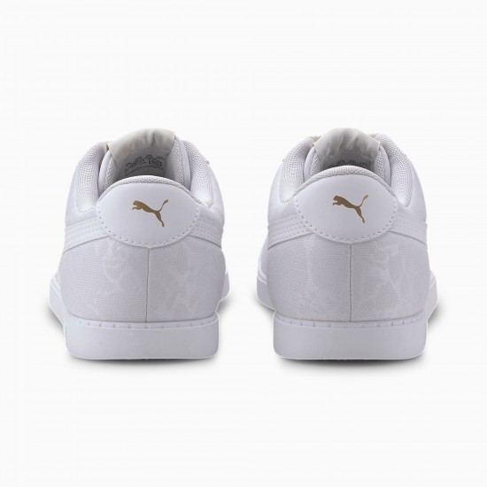 Puma White Carina Slim Veil Women's Sneakers