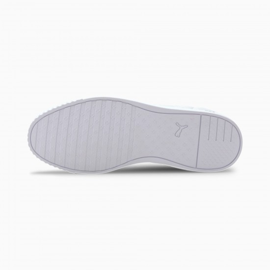 Puma White Carina Slim Veil Women's Sneakers