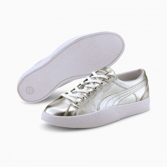 Puma White Love Metallic Women's Sneakers