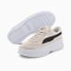 Puma White DEVA Suede Women's Sneakers