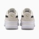 Puma White DEVA Suede Women's Sneakers