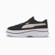 Puma Black DEVA Suede Women's Sneakers