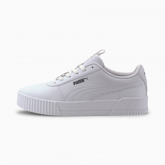 Puma White Carina Bold Women's Sneakers