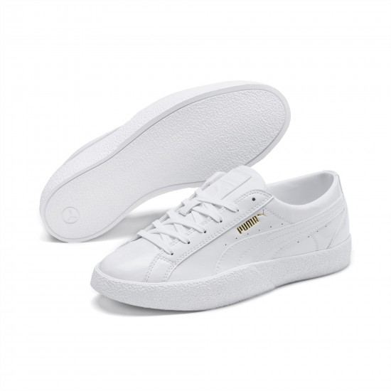 Puma White Love Patent Women's Sneakers