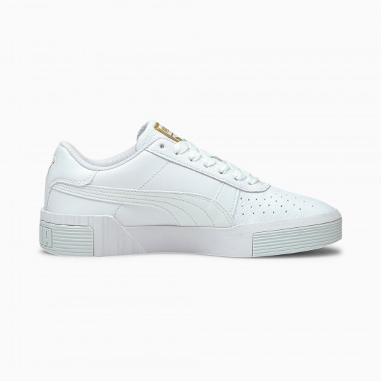 Puma White Cali Floral Women's Sneakers