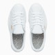 Puma White Love Tumbled Leather Women's Sneakers