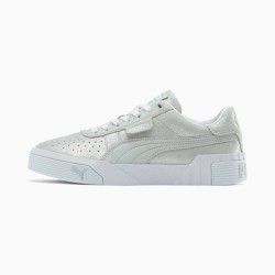 Puma White Cali Shimmer Women's Sneakers