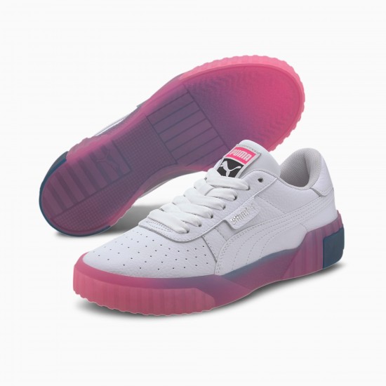 Puma White Cali Gradient Women's Sneakers