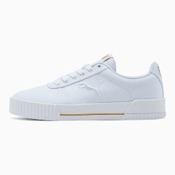 Puma White Carina Summer Cat Women's Sneakers