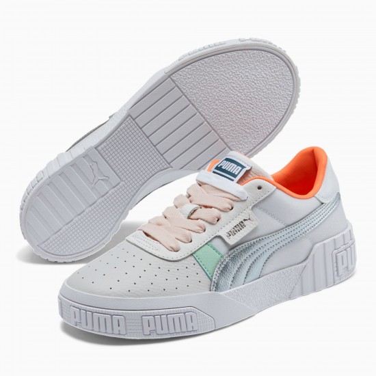 Puma White Cali Bold Clear Women's Sneakers