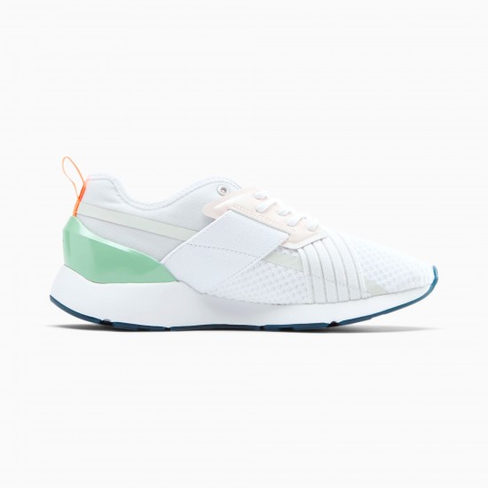 Puma White Muse X-2 Clear Women's Sneakers