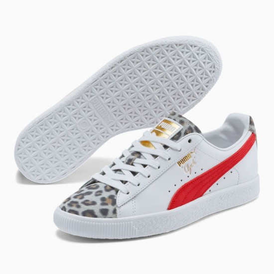 Puma Clyde Leopard Women's Sneakers